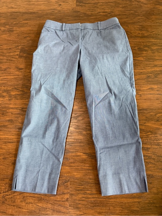 LOFT Pants - LOFT Women's Blue & White Pants Size 8 Curvy